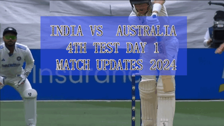 india vs australia 4th test live score updates