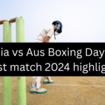 who won the australia vs INdia boxing day test in 2024?