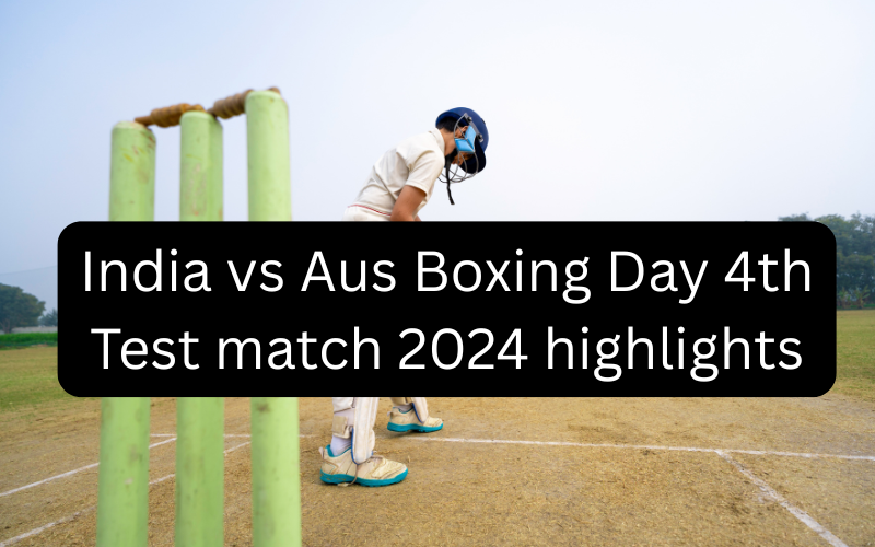 who won the australia vs INdia boxing day test in 2024?
