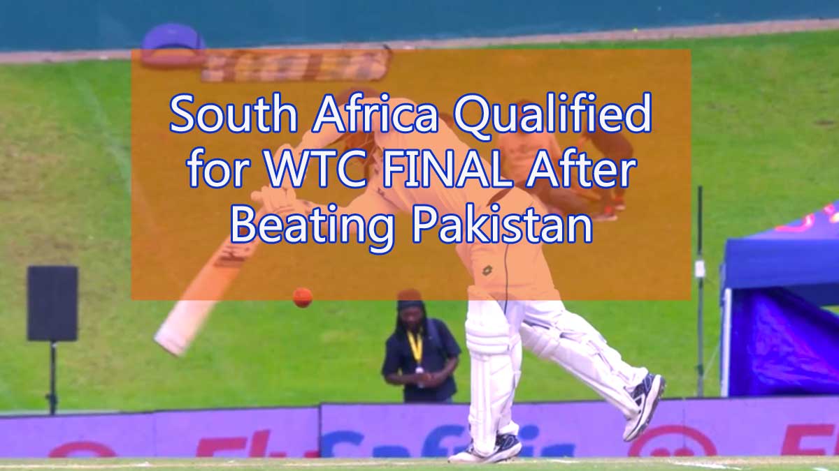 South africa won against pakistan and entered WTC final