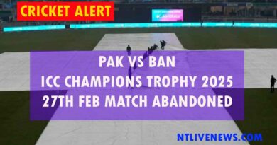 Pak vs ban ICC champions trophy 2025 match cancelled news