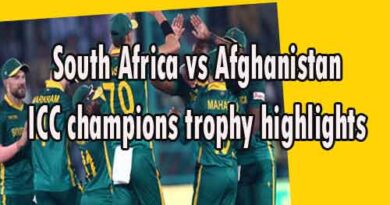 sa vs afg match highlights icc trophy 2025