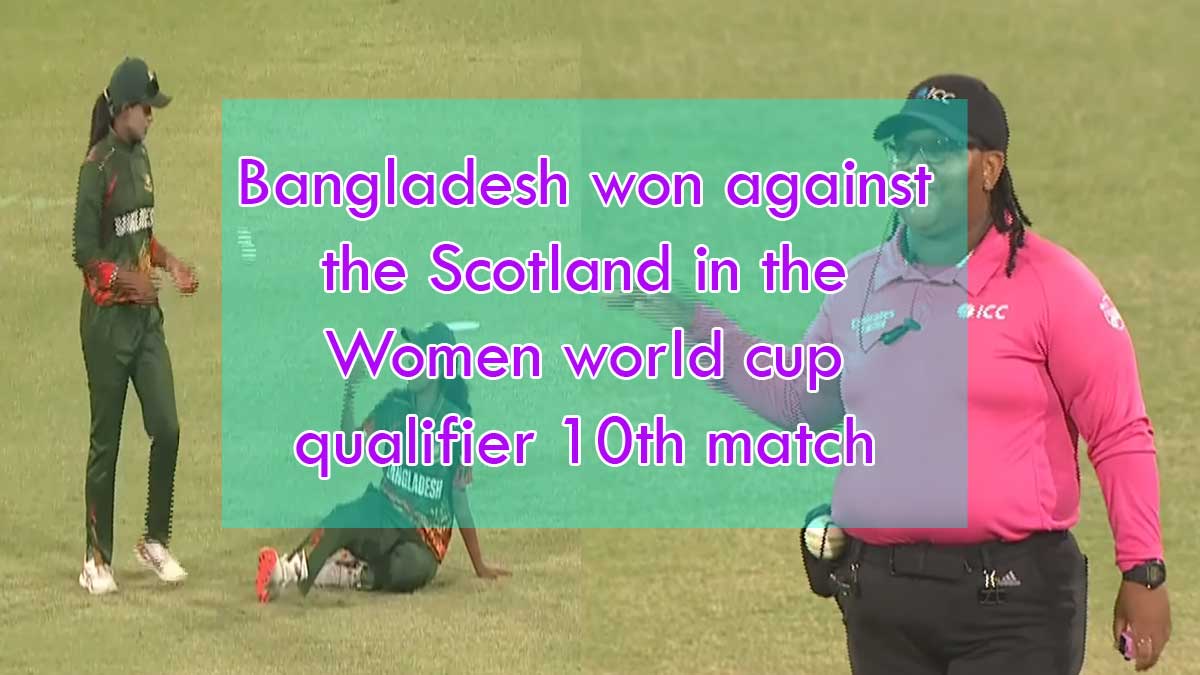 bangladesh women cricket team won against Scotland