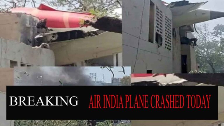 Air India Plane crashed today at Ahmedabad killed more than 200
