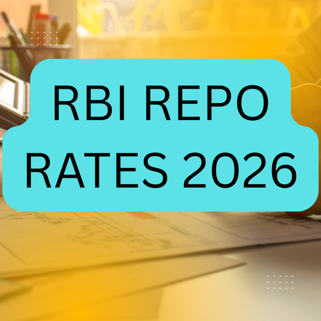 CURRENT RBI REPO RATES 2026,MSF, Bank rate