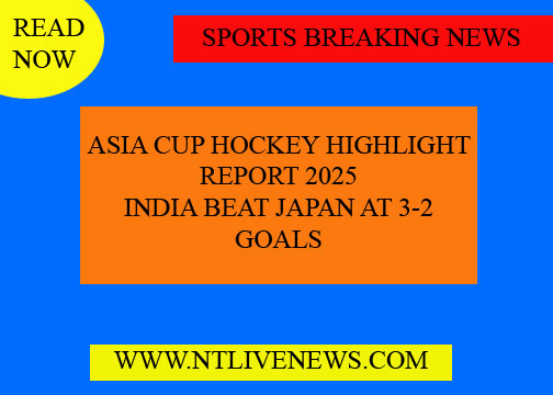 India vs Japan Asia cup hockey 2025 score details