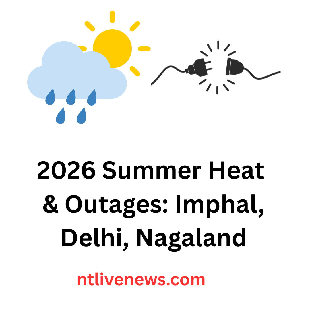 July August 2026: Hot summer climate in Imphal, Delhi, Nagaland, and the Power outage. Everything you need to know