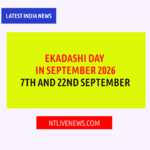 Ekadashi in septembwer 2026 in india and how to calculate guide