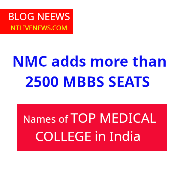 India NMC MBBS intake capacity 2026-27 added 13,000+ seats