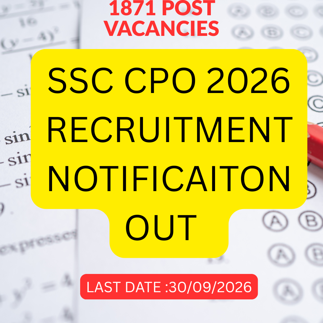 Is the SSC CPO 2026 notification PDF out officially? Apply Now