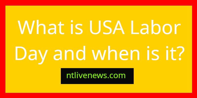 what day is USA labor day?