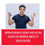 What and to whom Brian Chesky airbnb warns in this ai era