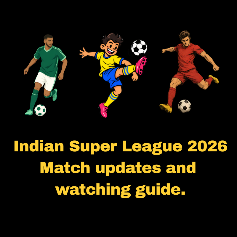 Indian Super league 2026 match updates